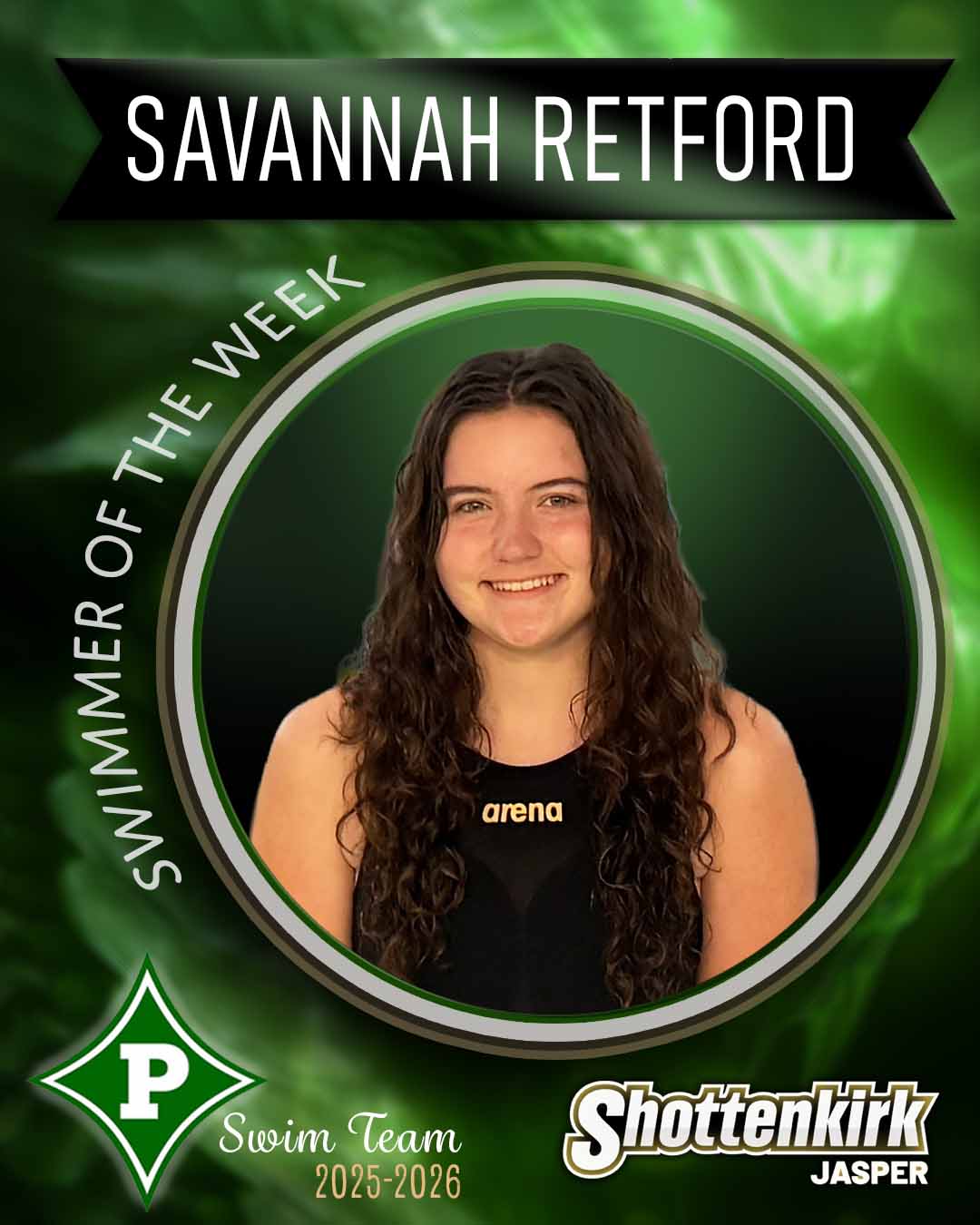 Savannah Retford PHS Swimmer of the Week #5